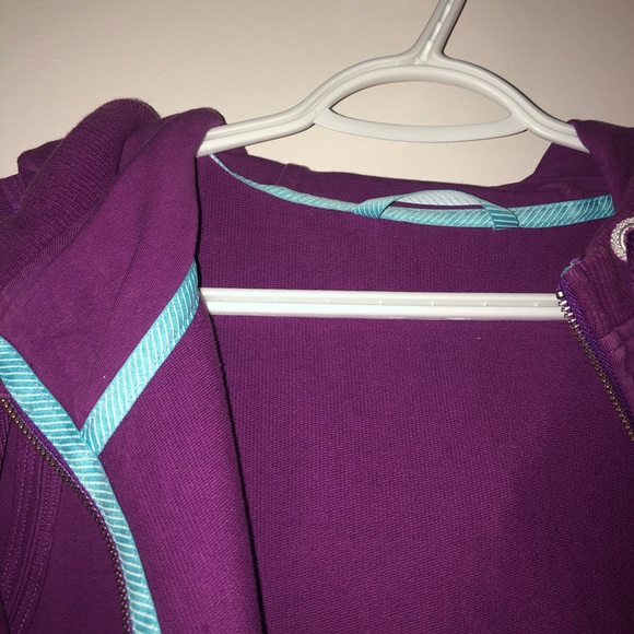 Purple Lululemon Full-Zip Hooded Sweater - Picture 6 of 7